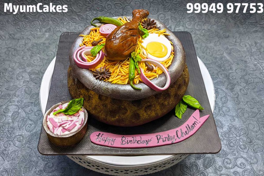 chicken biriyani birthday cakes in coimbatore